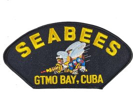 Seabees Guantanamo Bay, Cuba Patch - Great Color - Veteran Owned Business - £10.61 GBP