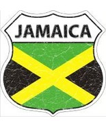 Jamaica Highway Shield Novelty Metal Magnet HSM-288 - £11.95 GBP