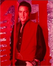 Vtg Elvis Presley 8 X 10 Dapper Elvis In Red - £20.20 GBP