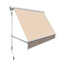 Awntech MS5-US-LPIN 5 ft. Mesa Window Retractable Awning, Linen Pinstrip... - £273.77 GBP