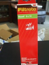 Pack of 1 Filtrete 3M Bissell 8 &amp; 14 Filter #66808B - £6.83 GBP
