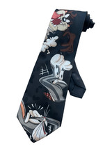 NEW Looney Tunes Mania Bugs Bunny and Taz Tasmanian Devil  Necktie Rabbi... - $292.85 MXN