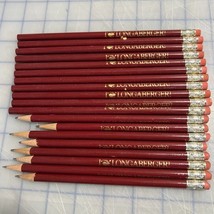 Vtg Pencils I Heart Longaberger Red Pencils Some Sharpened Longaberger B... - $35.10