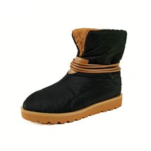 Ins Women Ankle Boots Winter Thick Low Heel Casual Ladies Warm Wool Snow Boots R - £96.33 GBP