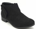 Nine West Girls Low Cut Ankle Booties Samarah Size US 6M Black - £15.87 GBP