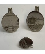STERLING SILVER TIE TACK AND CUFFLINKS MATCHING SET - $27.09 CAD