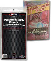 BCW Paperback Book Bags, 100 Pack - $10.84