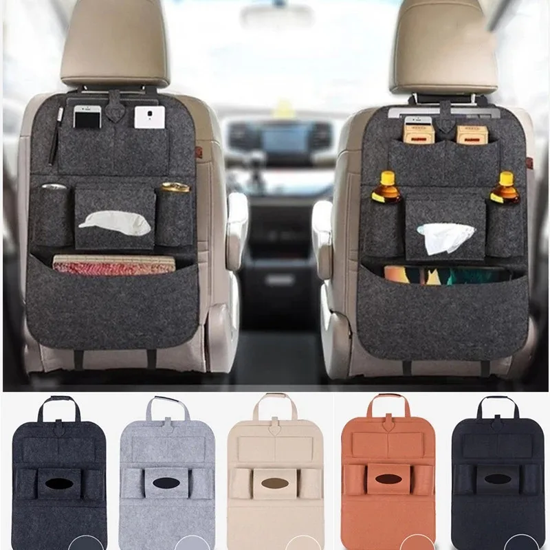 Car Seat Back Storage Bag Multifunctional Adjustable Backseat Storage Bag High - $16.49