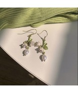 Elegant Flower Dangle Drop Earrings for Women - €9,54 EUR