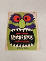 Easy To Make Monster Masks And Disguises Frieda Gates Copyright 1979 Halloween  - £13.26 GBP