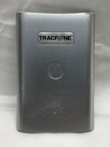 Genuine Motorola W375 Tracfone Battery Cover Door Silver Cell Phone Back Panel - £7.32 GBP