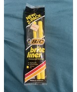 BIC Vintage 1985 Brite Liner Fluorescent Yellow Ink 2-pack Highlighter M... - $553.43 MXN