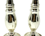 Vintage Oneida Tarnish Resistant Silverplate Salt and Pepper Shakers Jap... - $23.74