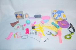 Lot of Barbie Accessories Small Parts Furniture Toys Food - £14.19 GBP