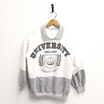 Vintage England University Varsity Team Sweatshirt Medium - £60.31 GBP