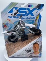 SX Supercross Motorbike Benny Bloss #50 1:24 Scale Motocross Motorcycle - £11.19 GBP