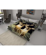 New Solaron Queen Size Deer Navy Korean Mink Blanket by Solaron - $1,504.41 MXN