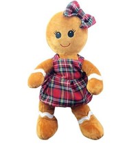 Plush 16&quot; Adorable Gingerbread Girl Ready to Love w recordable 20 sec. m... - £24.46 GBP