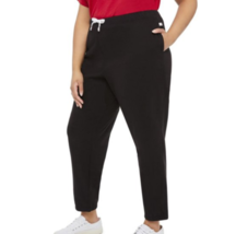 Canadiana Women&#39;s Plus Fleece Jogger Pants Black 3X NWT - £15.45 GBP