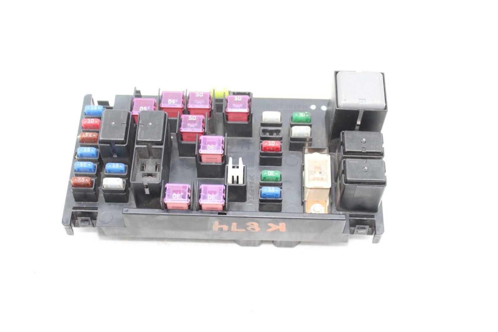 08-14 SUBARU IMPREZA WRX ENGINE BAY FUSE BOX K874 - $79.95