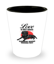 Shot Glass Party  Funny Lover Is Wet Noses Black Labrador Retriever  - £15.19 GBP