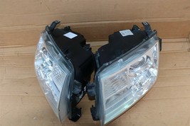 07-10 Lincoln MKX Halogen W/ AFS Headlight Lamp Set L&R  - POLISHED image 4