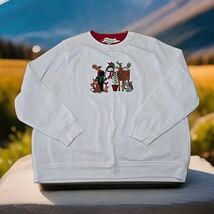 Heritage Charm Christmas Crewneck Sweatshirt Womans Size XL Holiday Cott... - $34.65