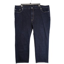 Levi&#39;s 514 Men&#39;s Big 52x28 Dark Wash Stretch Denim Jeans, Straight Leg W... - $36.00