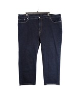 Levi&#39;s 514 Men&#39;s Big 52x28 Dark Wash Stretch Denim Jeans, Straight Leg W... - $49.23 CAD