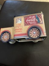 1995 Coca Cola Delivery Truck Shaped Tin Storage Box - £5.80 GBP