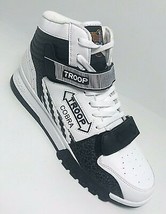 Men&#39;s Troop Cobra White | Black High-Top Sneakers NWT - £75.55 GBP