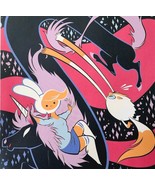 2014 Adventure Time Poster Fionna &amp; Cake Tiny Kitten Teeth 16 x 11&quot; DWJJ8 - $40.99 CAD