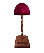 Handmade Vintage Style Victorian Oak Hat Stand Dresser Display - Burgund... - $24.95
