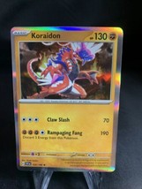 Pokémon TCG Koraidon Scarlet &amp; Violet Base Set 124/198 Reverse Holo Holo... - £1.50 GBP