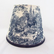La Petite Ferme Toile Blue Rooster Hens Lamp Shade - £33.21 GBP