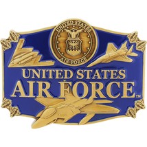United States Air Force Belt Buckle Enamel Blue - £19.23 GBP
