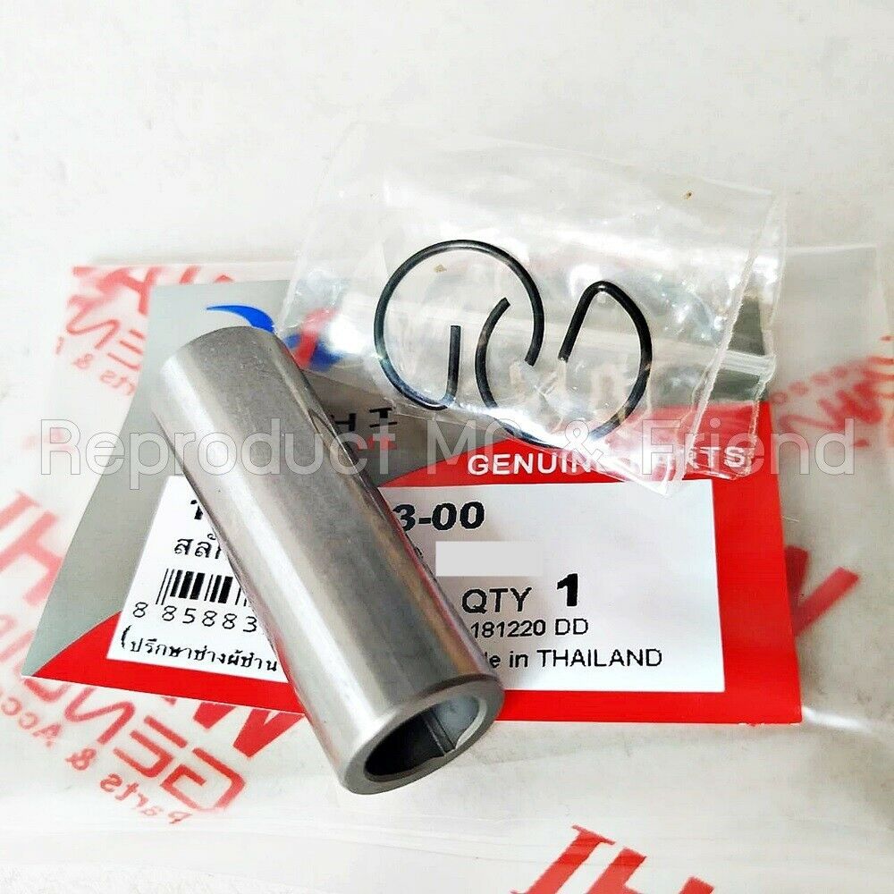 Yamaha DT100 MX100 RD200 RS100 RT100 RX100 KT100 RC100SF Piston Pin + Cl... - $7.83