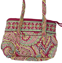 Vera Bradley Capri Melon Little Betsy Quilted Medium Shoulder Bag Purse Retired - £12.97 GBP