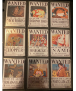 One Piece Anime Collectable Trading Card Original Wanted Poster 9 Cards Set - £7.98 GBP