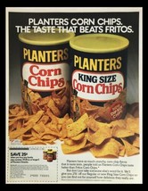 1984 Planters King Size Corn Chips Circular Coupon Advertisement - £14.91 GBP