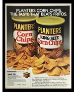 1984 Planters King Size Corn Chips Circular Coupon Advertisement - £15.18 GBP