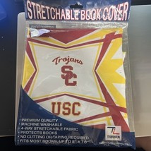 Book Cover USC College California Stretchable Fabric Protective Book Covers - $10.41 CAD