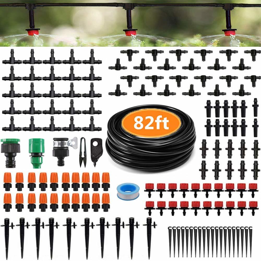 82 Ft Drip Irrigation System Kit For Garden, Msdada Automatic Water, Gre... - $35.99