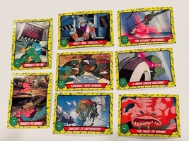Teenage Mutant Ninja Turtles Trading Cards Lot sticker Mirage Topps TMNT vtg nt4 - £15.69 GBP