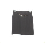 Cache Skirt Size 4 Black A Line Above Knee Length Rayon Blend Made in USA - £11.76 GBP