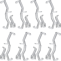 Valance Clips 10Pcs 2.5Inch Clear Plastic Hidden Retainer Holder Clip fo... - £7.51 GBP