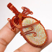 Australian Triplet Opal Wire Wrapped Handcrafted Pendant Copper 2.60&quot; SA 1454 - £3.98 GBP