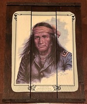 Original Raisinrak Vintage Bill Hampton 1976 Apache Indian Art Print on ... - $39.59