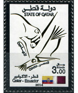 Qatar. 2014. Joint Issue Qatar and Ecuador (MNH OG) Stamp - £1.89 GBP