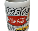 Vintage 1998 Large 1950s Generation Coca Cola Ceramic Mug Stein 5" Tall